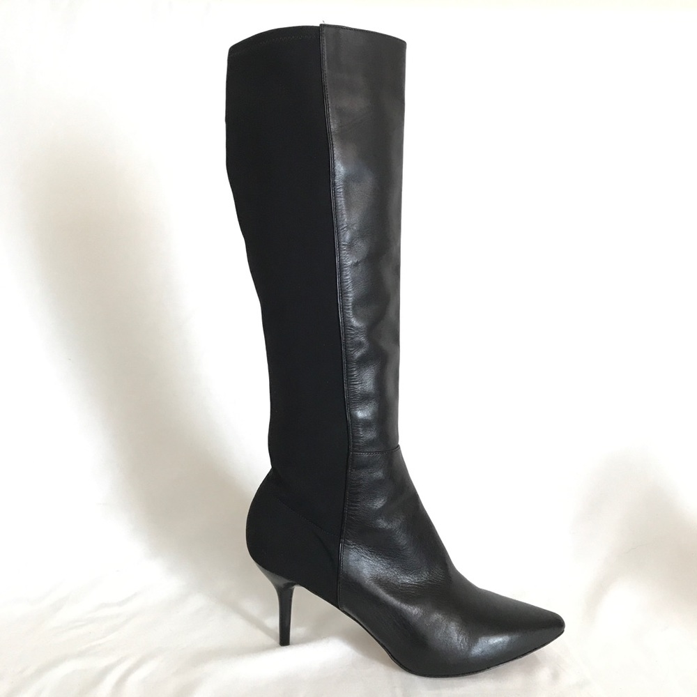 💥SALE-VIA SPIGA BLACK LEATHER BOOTS